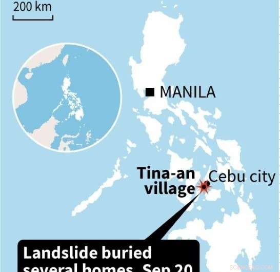 22 Fatalities Reported in Central Philippine Monsoon Landslide