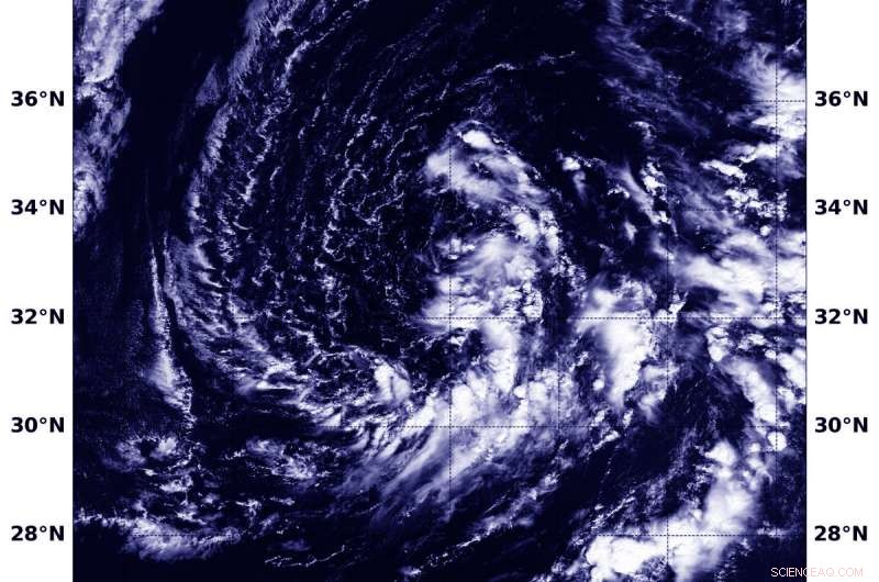 NASA s Terra Satellite Spots Subtropical Storm Leslie Drifting in the Central Atlantic