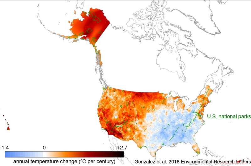 U.S. National Parks Grapple With Climate Change: A New Study Reveals the Impact