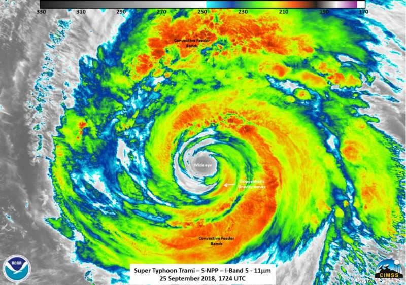 NASA’s Suomi NPP Satellite Provides Infrared Insight into Typhoon Trami