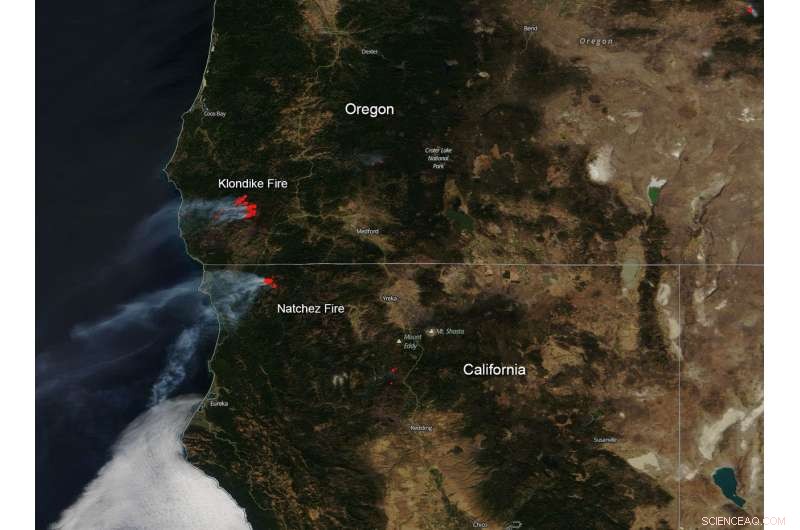 Oregon and California Fires Persist: Lightning-Driven Blaze Continues