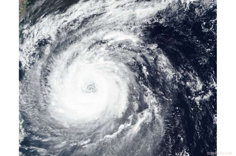 NASA–NOAA Satellite Captures Stunning View of Typhoon Trami’s Ragged Eye