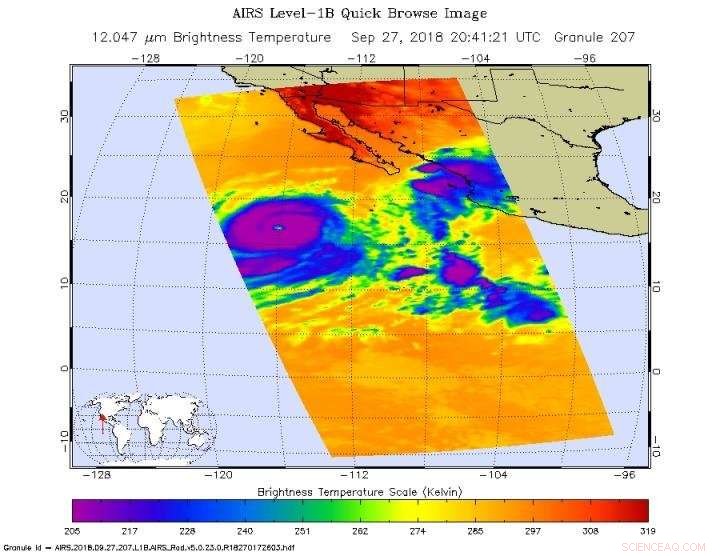 NASA Analyzes Elevated Water Vapor in Hurricane Rosa