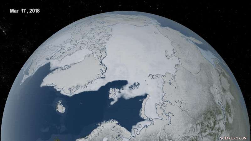 Arctic Sea Ice Reaches Sixth-Lowest Summer Extent in 2018