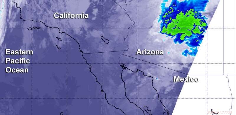 NASA s Aqua Satellite Reveals Tropical Depression Rosa’s Remnants Saturating Arizona