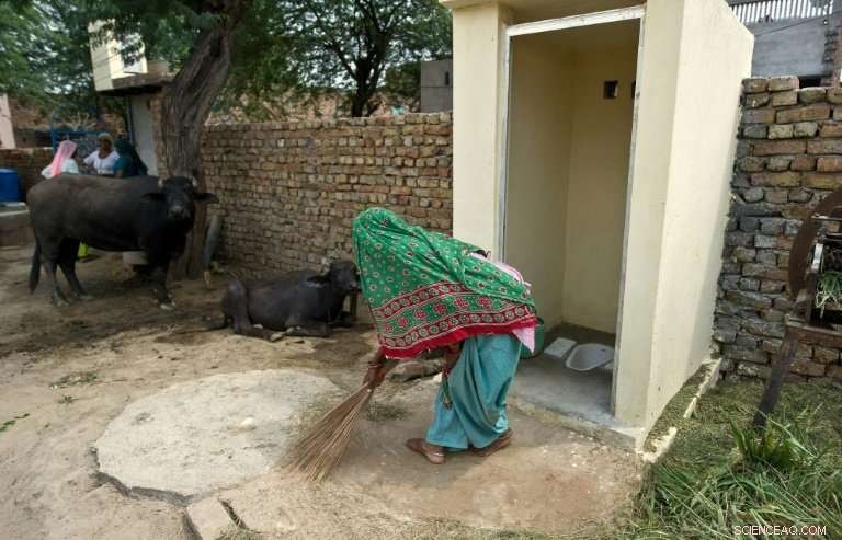 India s Villages Combat Sanitation Challenges: Turning Poo into Public Toilets