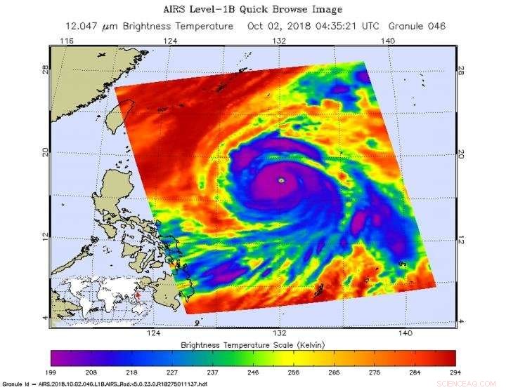 NASA s Aqua Satellite Monitors Super Typhoon Kong-Rey