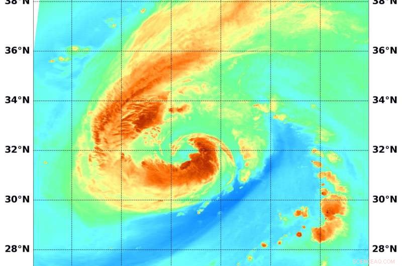 NASA’s Aqua Satellite Detects High Water Vapor Concentrations Over Tropical Storm Leslie
