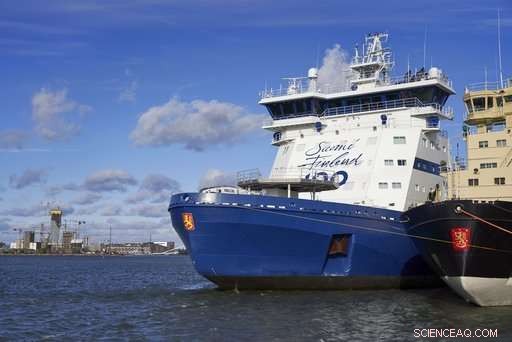 Finnish Icebreaker Polaris Demonstrates Advanced Oil Spill Recovery System