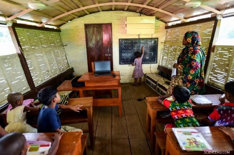 Bangladeshi Children Champion Climate Action with Innovative Floating Schools