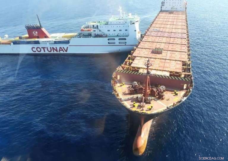 Oil Spill Response Initiated After Cargo Ship Collision Near Corsica