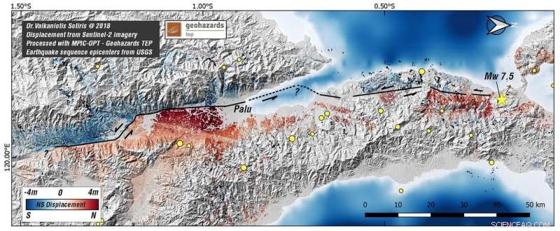 ESA Sentinel-2 Satellite Maps Impact of Indonesia s 7.5-Magnitude Earthquake