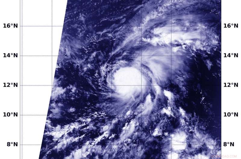 NASA Detects Compact Tropical Storm Nadine in the Eastern Atlantic