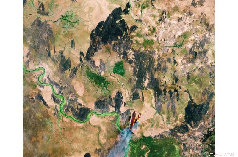 High-Resolution Satellite View of South Sudan