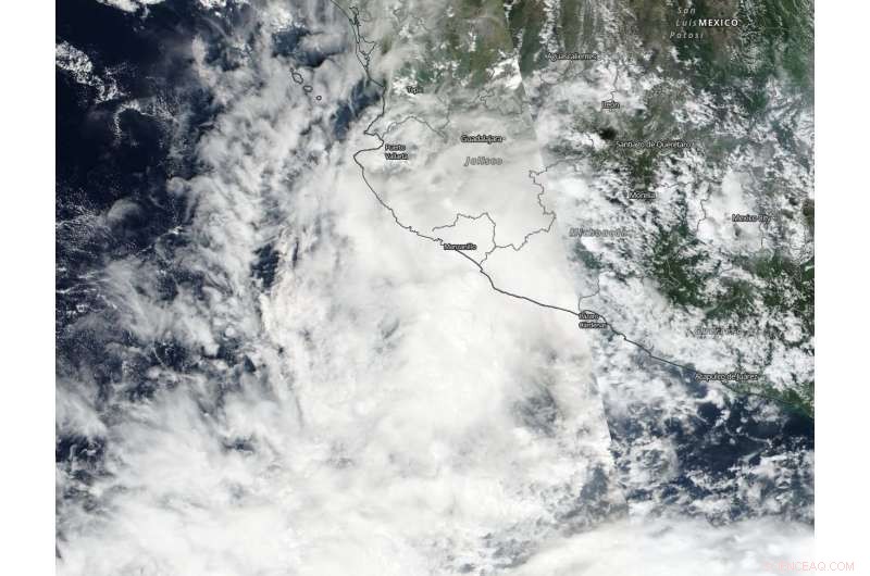 NASA Detects Tropical Storm Tara Impacting Western Mexico