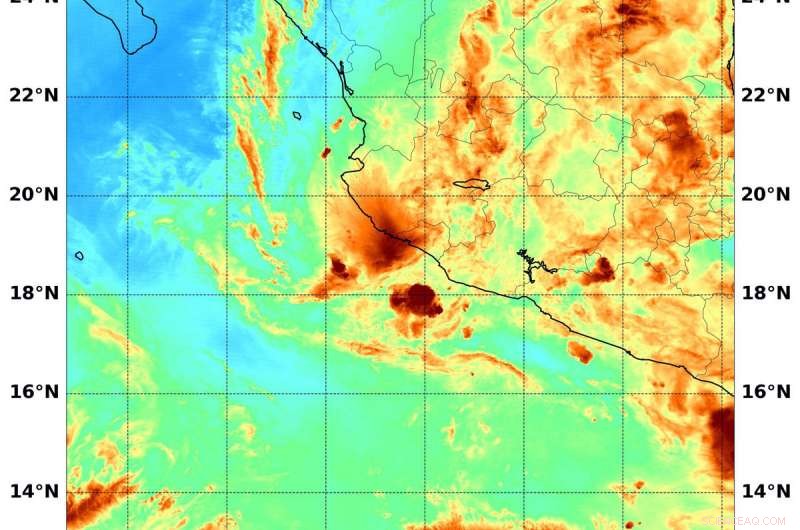 NASA Aqua Satellite Reveals High Water Vapor Levels over Tropical Storm Taras