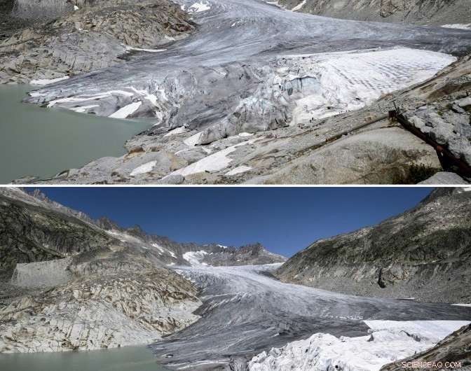 Swiss Glaciers Shrink Amid 2018 Extremes: New Study Reveals