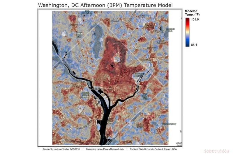 Heat-Mapping Study Reveals White House and Pentagon Among Washington s Warmest Locations
