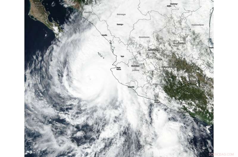 NASA Monitors Intense Hurricane Willa Threatening Western Mexico