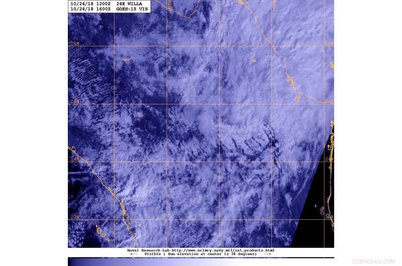 Satellite Images Confirm Hurricane Willa s Dissipation Over Mexico