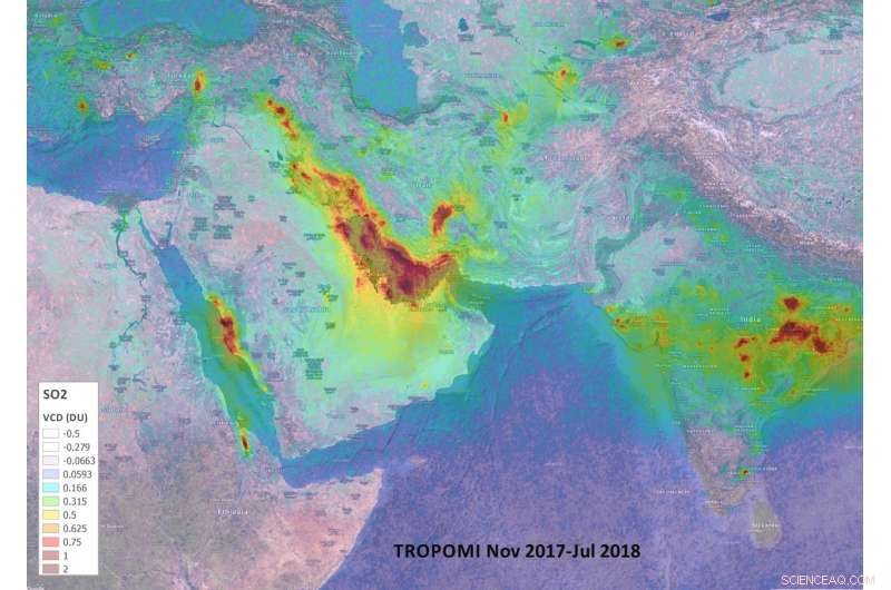 Copernicus Sentinel-5P Detects Emerging Air Pollutants Globally