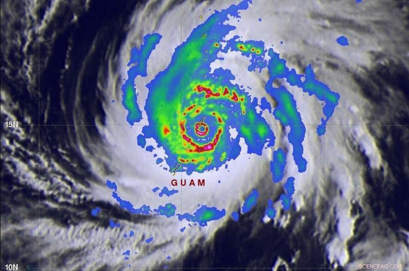 GPM Satellite Captures Intense Super Typhoon Yutu Over Northern Marianas