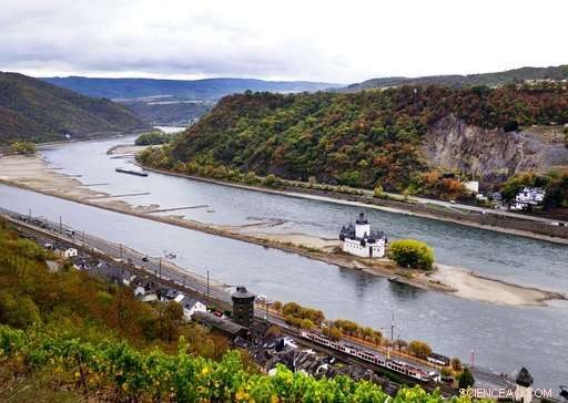 Record Low Rhine Water Levels Disrupt German Shipping and Environment