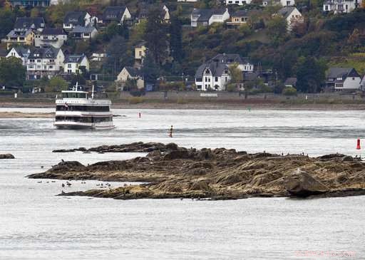 Record Low Rhine Water Levels Disrupt German Shipping and Environment