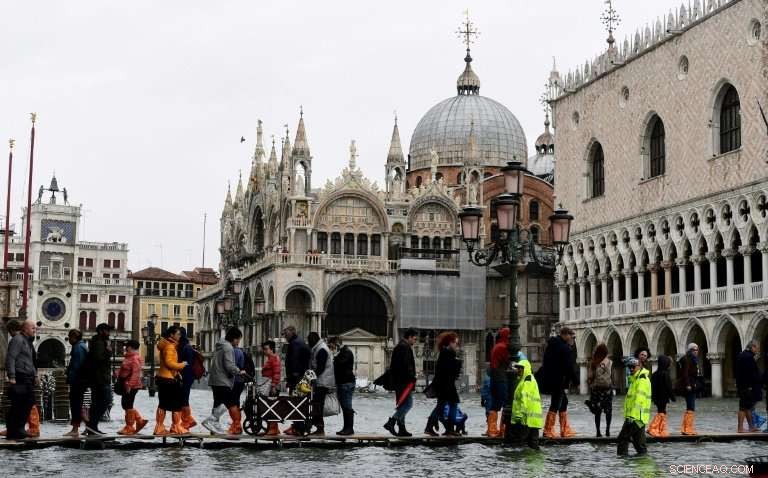 Venice in Flood Crisis: Tourists Cut Off from St. Mark s Square