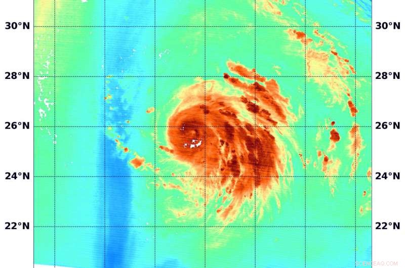 NASA Terra Satellite Captures Hurricane Oscar’s Water Vapor Levels in the Atlantic