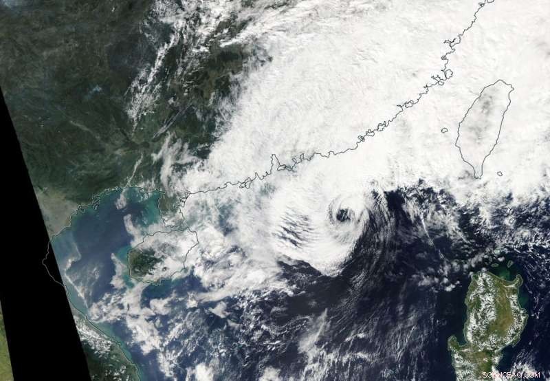 NASA Tracks Rapid Dissipation of Tropical Depression Yutu Near China’s Coast