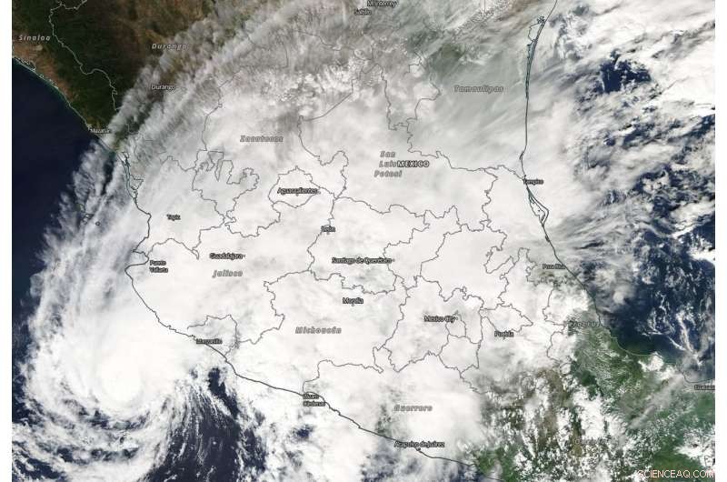 NASA monitors Tropical Storm Xavier’s impact on Western Mexico
