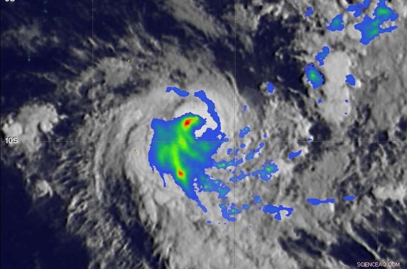 NASA GPM Satellite Captures Heavy Rainfall from Tropical Cyclone Alcides