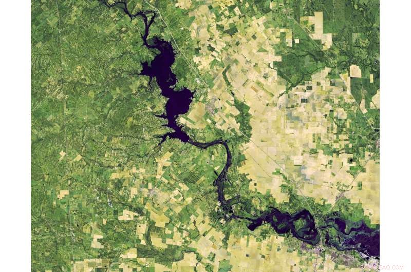 NASA Landsat 8 Reveals Flooding Along the Nueces River