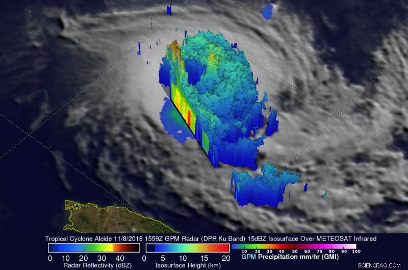 NASA Uses GPM Data to Analyze Heavy Rainfall of Tropical Cyclone Alcides Before Dissipation