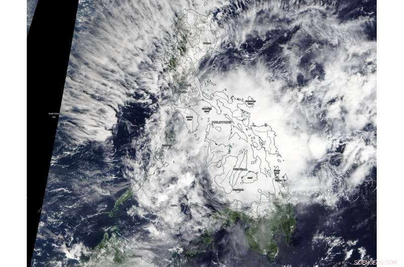 NASA Detects Tropical Depression 33W Threatening the Philippines
