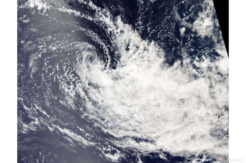 NASA s Aqua Satellite Sees Tropical Cyclone Bouchra Disintegrating