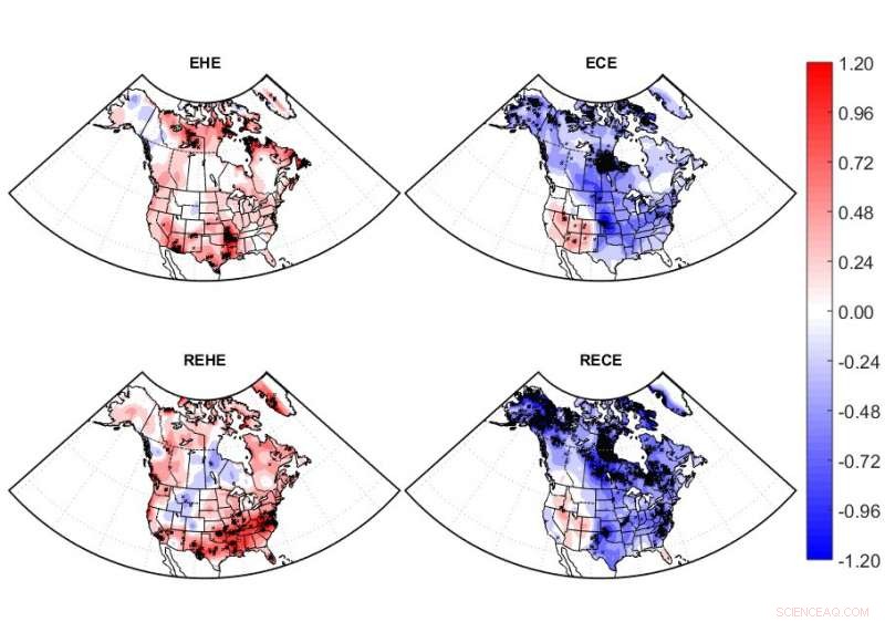Rising Extreme Heat Events: Summer and Winter Trends Across the U.S. and Canada