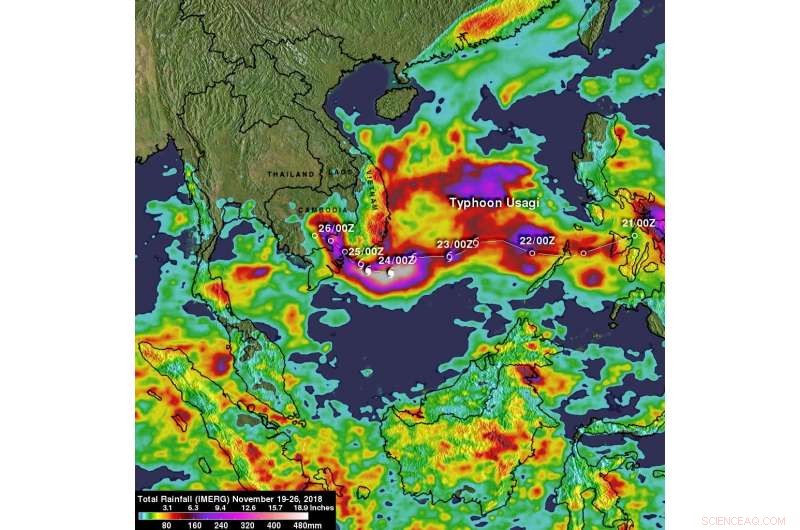 NASA s IMERG Provides Detailed Rainfall Analysis of Tropical Storm Usagi