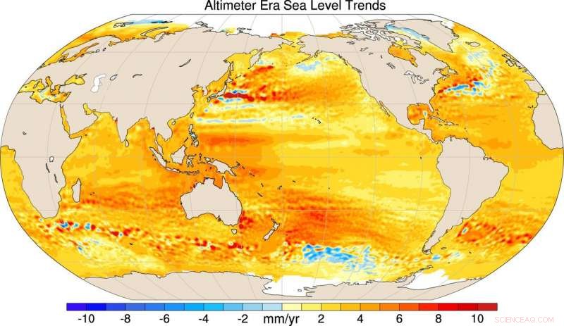 Human-Driven Climate Change Drives Uneven Sea Level Rise