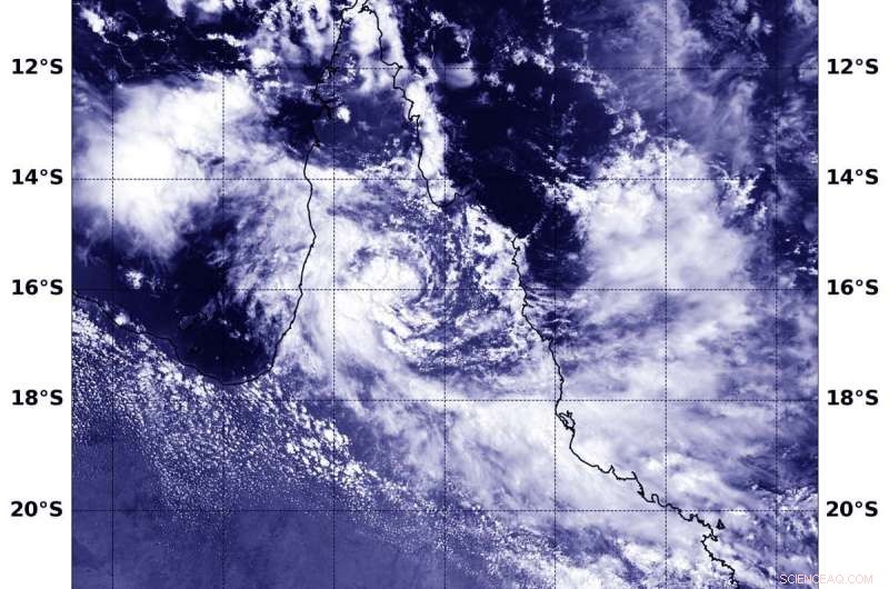 NASA‑NOAA Satellite Observes Re‑formation of Tropical Cyclone Owen Remnants