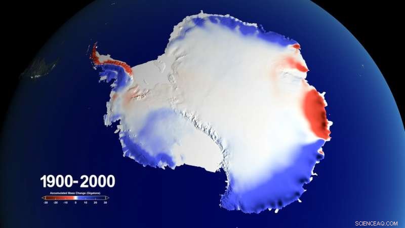 Antarctic Snowfall Offset 0.4 Inches of 20th Century Sea Level Rise
