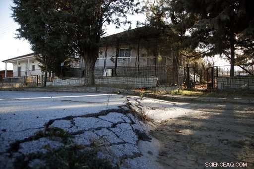 Greek Village Sinks, Exposing Nation s Coal Addiction