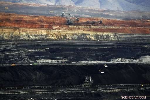 Greek Village Sinks, Exposing Nation s Coal Addiction