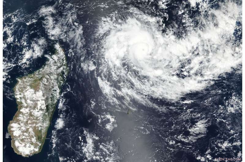 NASA Satellite Captures Rapid Intensification of Cyclone Cilida in the Indian Ocean