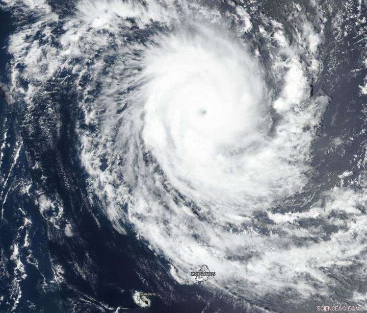 NASA Satellite Captures Tropical Cyclone Cilida Over Southern Indian Ocean