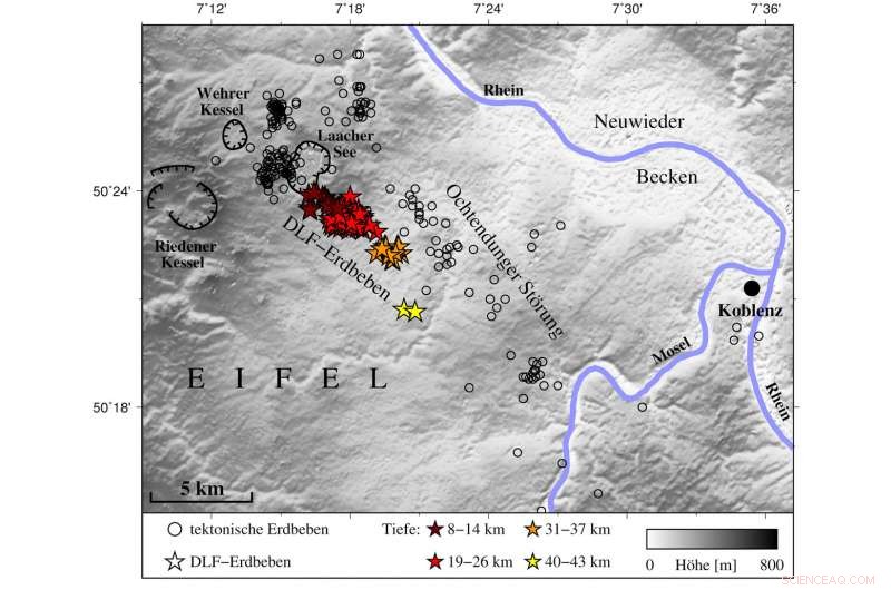 Deep Low-Frequency Earthquakes Reveal Magmatic Fluid Migration Beneath Laacher See Volcano