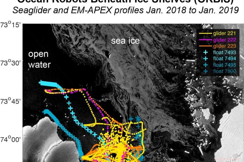 Autonomous Ocean Robots Achieve Record Survey of Antarctic Ice Shelf After One Year