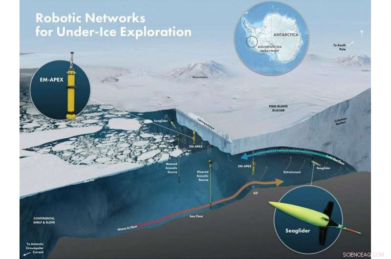 Autonomous Ocean Robots Achieve Record Survey of Antarctic Ice Shelf After One Year