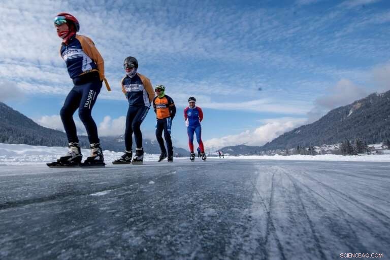 Austrian Lake Offers Reliable Ice Haven for Dutch Skaters Amid Climate Change